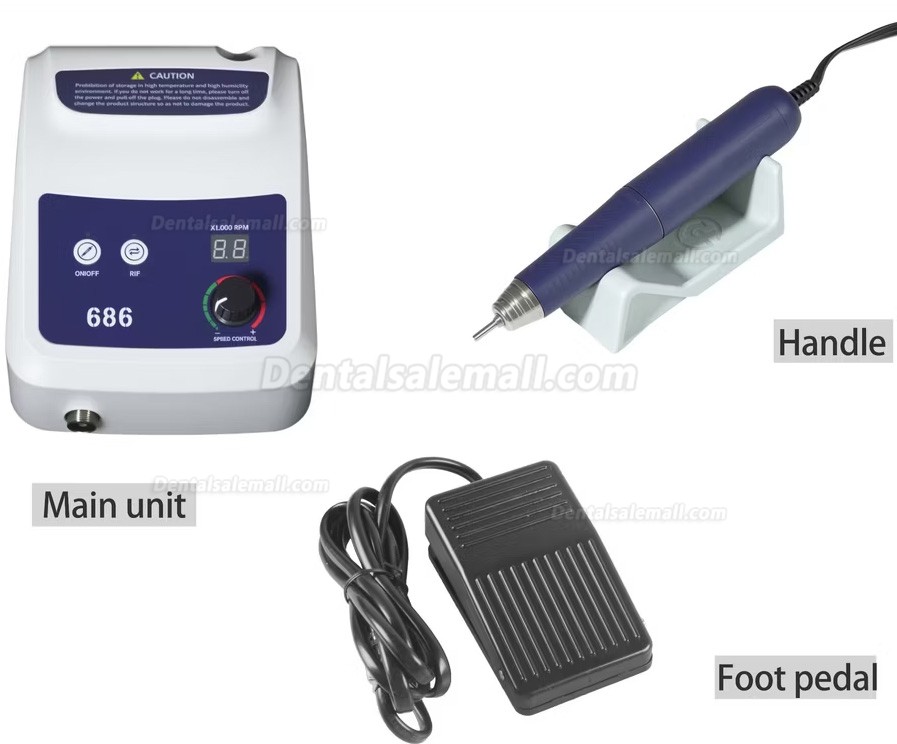 AT-CM-41 Brushless Dental Lab Micromotor with 50000RPM Handpiece